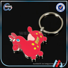 Großhandel kundengebundenes tierisches Keychain